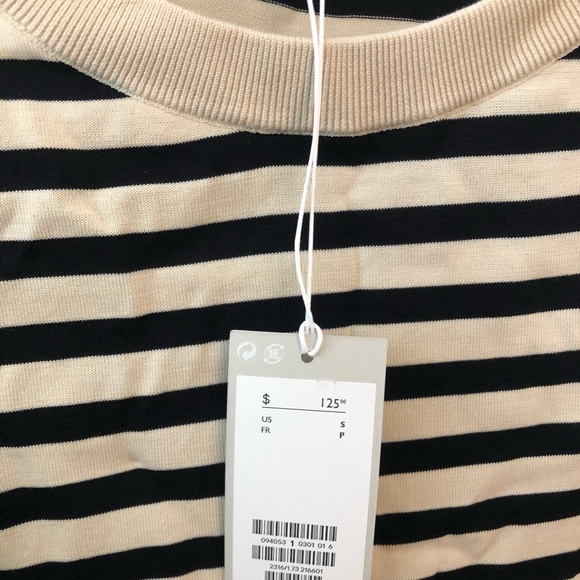 COS 3/4 sleeve shirt with silk bottom size S - Picture 2 of 2